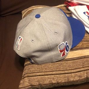Sixers hat and nba socks brand new both